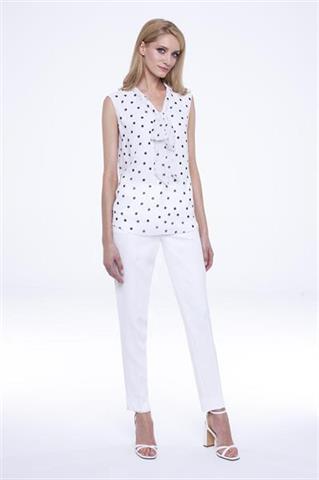 Elegancka bluzka damska w groszki 58269 - 274461