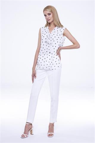 Elegancka bluzka damska w groszki 58269 - 274481