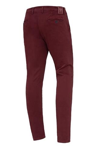 Bordowe spodnie Chinos PBT 60121 - 27741