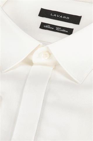 Elegancka biała koszula na spinki 92034 - 282171
