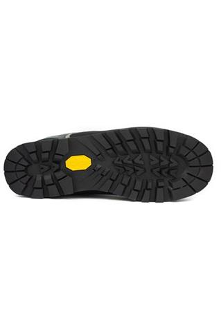 Szare buty outdoorowe męskie z żółtymi elementami 58470 - 289361