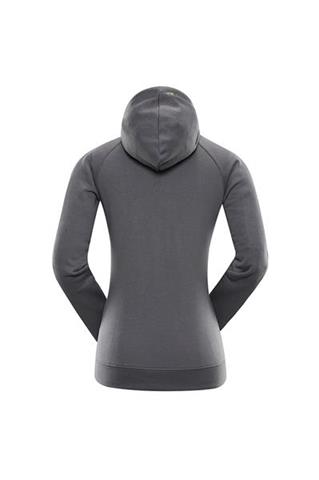 Szara dresowa bluza damska z kapturem 58346 - 289761
