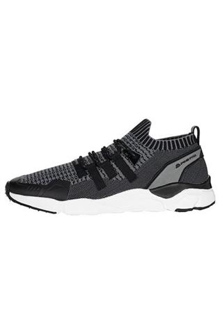 Szare sneakersy męskie z miękką cholewką 58466 - 290851