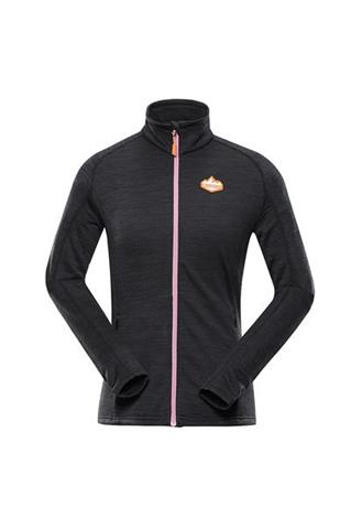 Czarna bluza damska ze stójką 58296 - 291141