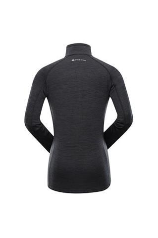 Czarna bluza damska ze stójką 58296 - 291151
