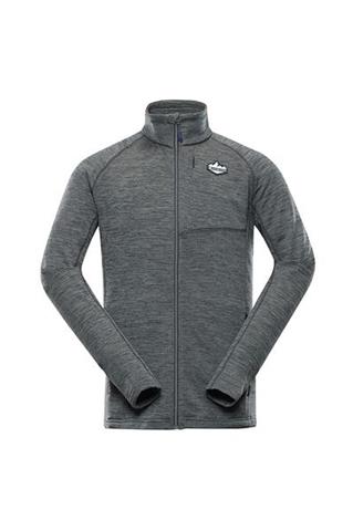 Szara bluza męska ze stójką 58358 - 291851