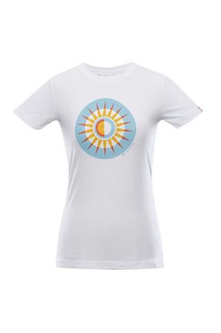 Biały t-shirt damski z krótkim rękawem 58305 - 293761