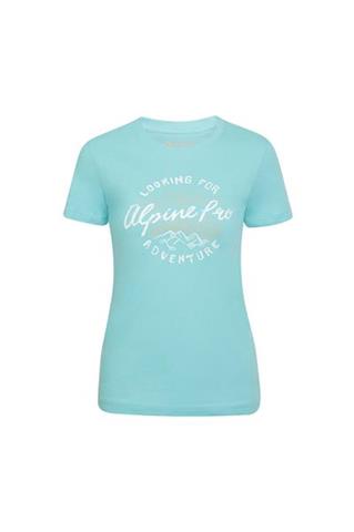 Niebieski t-shirt damski z nadrukiem 58308 - 294471