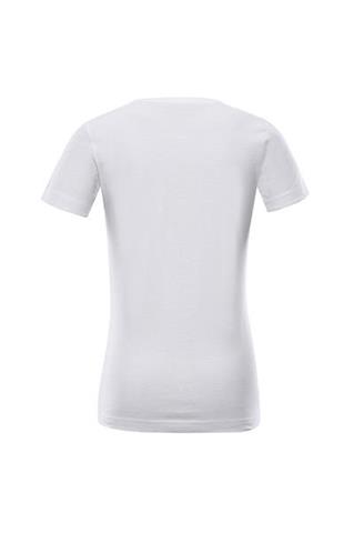 Biały t-shirt dziecięcy z kolorowym nadrukiem 58429 - 297321