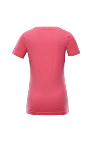 Różowy t-shirt dziecięcy z nadrukiem 58430 - 297431