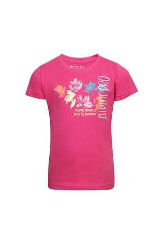 Bawełniany t-shirt dziecięcy w różowym kolorze 58457 - 299711