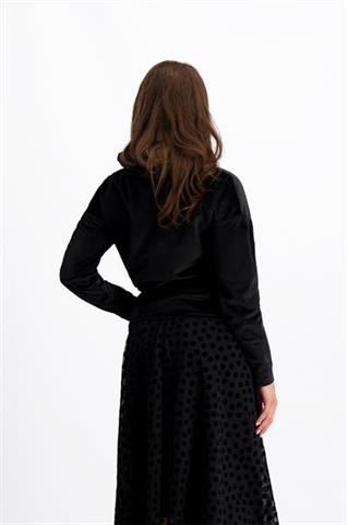 Czarna bluza z łańcuszkami 84127 - 303271