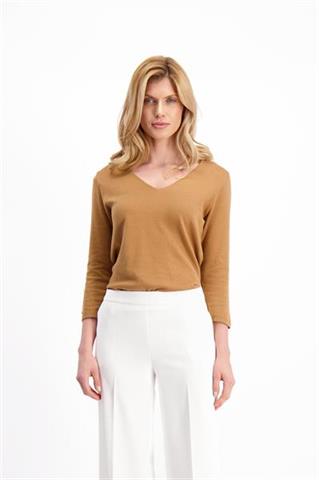 Brązowy sweter damski 85152 - 303501