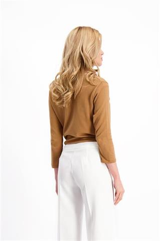 Brązowy sweter damski 85152 - 303511