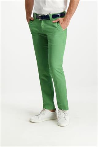 Zielone modne spodnie męskie Chinos PBT 60139 - 320801