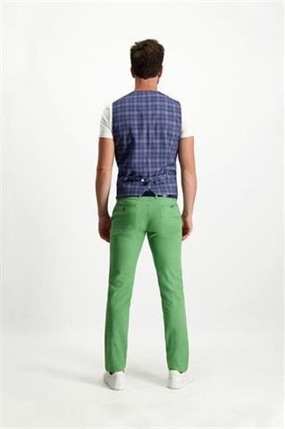Zielone modne spodnie męskie Chinos PBT 60139 - 320831