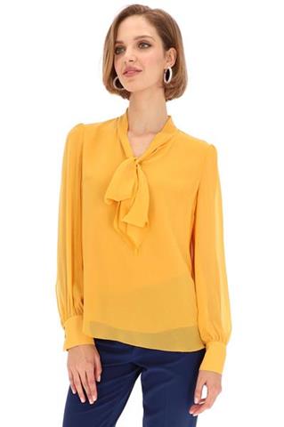 Elegancka bluzka damska z wiązaniem pod szyją 58491 - 323191