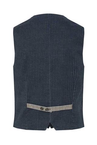 Kamizelka męska w pepitkę z efektem prania Class 10063 - 32881