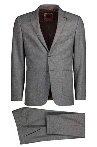 Wełniany garnitur męski Lavard Casual Style 35205 - 329991