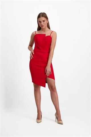 Czerwona sukienka mini 85932 - 333011