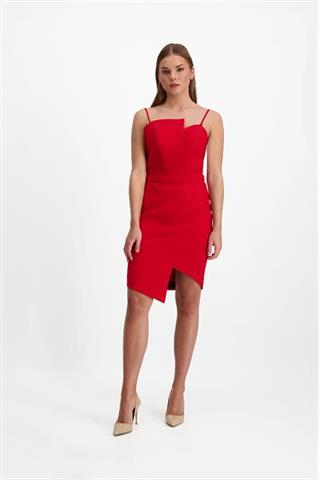 Czerwona sukienka mini 85932 - 345811