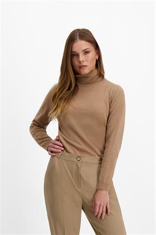 Beżowy golf damski 85191 - 346111