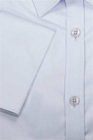 Błękitna koszula na spinki 92573 - 348531
