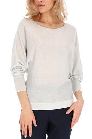 Sweter damski ze srebrną nitką 58600 - 350771