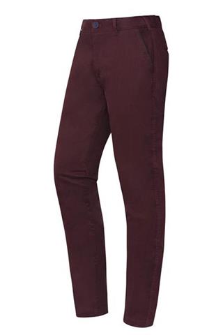 Burgundowe spodnie męskie Chinos Print 64602 - 35461