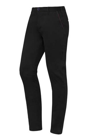Czarne spodnie męskie Chinos Print 64603 - 35521
