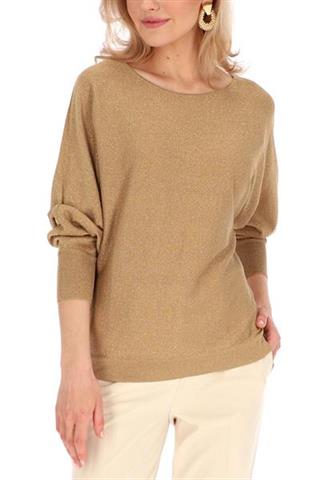 Sweter damski ze złotą nitką 58618 - 360861