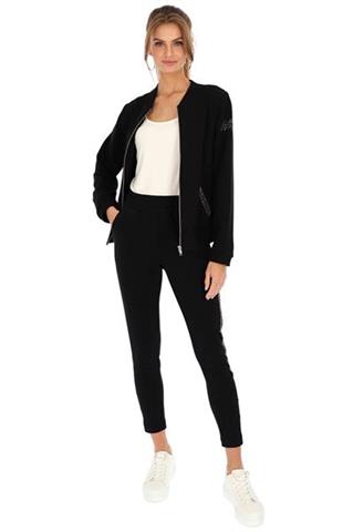 Czarna bluza damska z cekinami 58603 - 361101