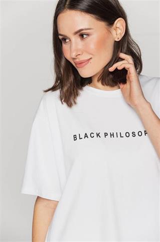 Biały t-shirt oversize 58646 - 367321