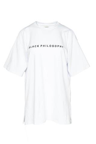 Biały t-shirt oversize 58646 - 367341
