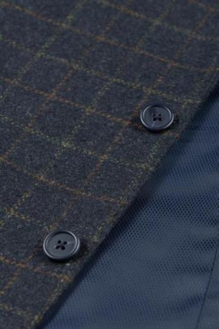 Granatowa marynarka w kratę Boya Plaid Navy 45145 - 37161