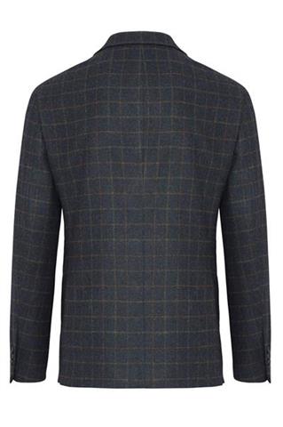 Granatowa marynarka w kratę Boya Plaid Navy 45145 - 37171