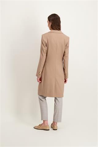 Camelowy płaszcz damski 86000 - 373971