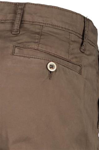 Brązowe spodnie męskie chinos 64206 - 374961