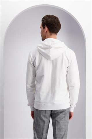Biała bluza męska z kapturem 74042 - 377681