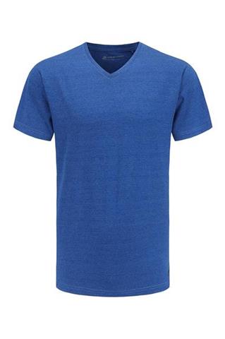 Bawełniany t-shirt męski V-neck 58804 - 383301