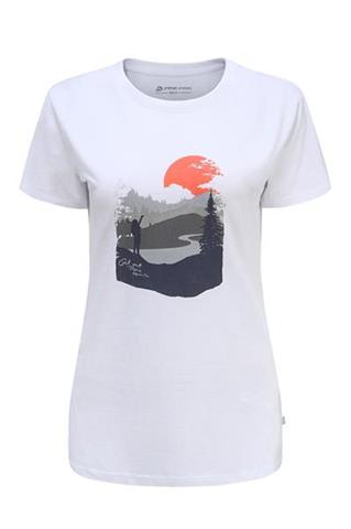 Biały t-shirt damski z nadrukiem 58747 - 383931