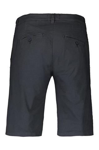 Granatowe spodenki męskie w mikrowzór 60182 - 389171