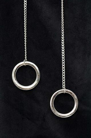 Czarna bluza z łańcuszkami Inga 84127 - 39031