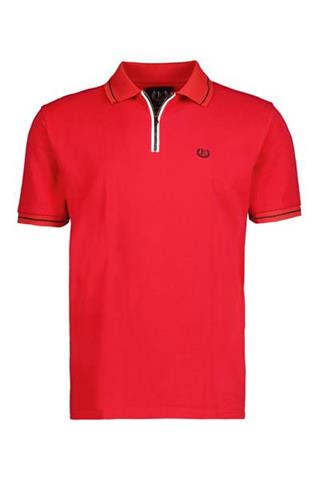 Czerwona koszulka polo na zamek 74030 - 392951