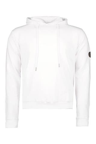 Biała bluza męska z kapturem 74042 - 393991