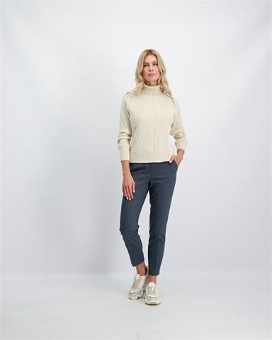 Kremowy golf damski 86017 - 414391