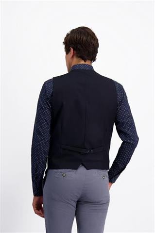 Granatowa kamizelka męska casual 10203 - 414811