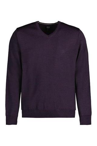 Sweter v-neck z wełną 74067 - 420991