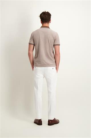 Brązowe polo męskie 74136 - 455291
