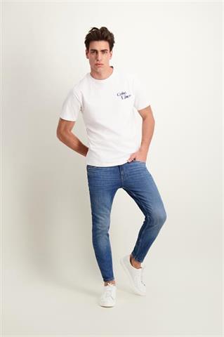 Biały bawełniany t-shirt męski 78051 - 455621